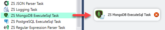 MongoDB execute command - Drag and Drop
